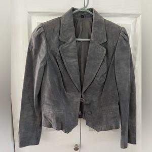 Vintage Pioneer Wear 100% Boar Leather Jacket Blazer Women’s Size 10